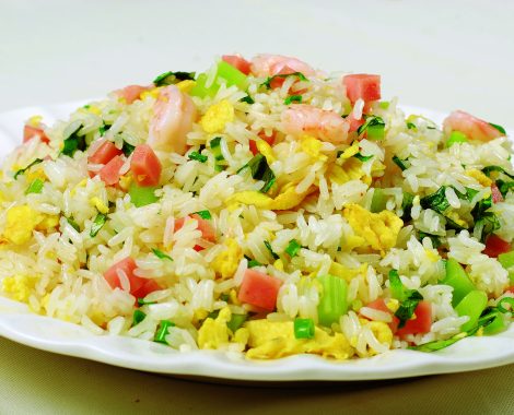 鲜虾仁蛋炒饭